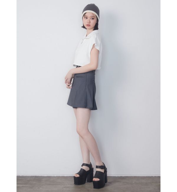 EMODA「ジャガードプリーツミニスカート」|スカート|