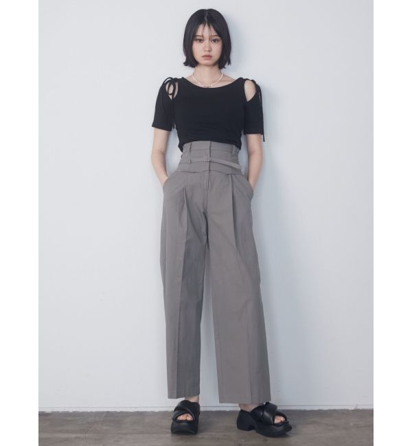 EMODA「プランプクロスサンダル」|サンダル|