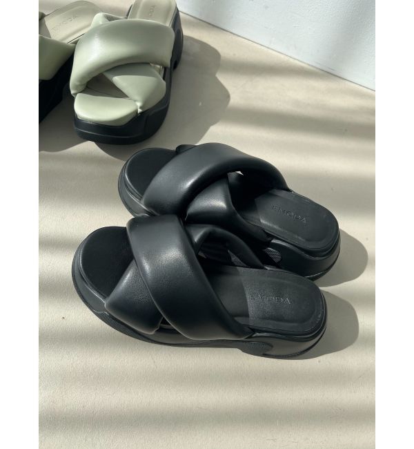 EMODA「プランプクロスサンダル」|サンダル|