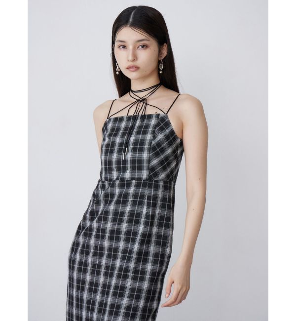MURUA「2WAYチェックキャミワンピース」|ワンピース|