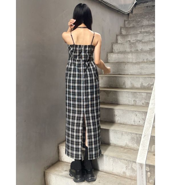 MURUA「2WAYチェックキャミワンピース」|ワンピース|