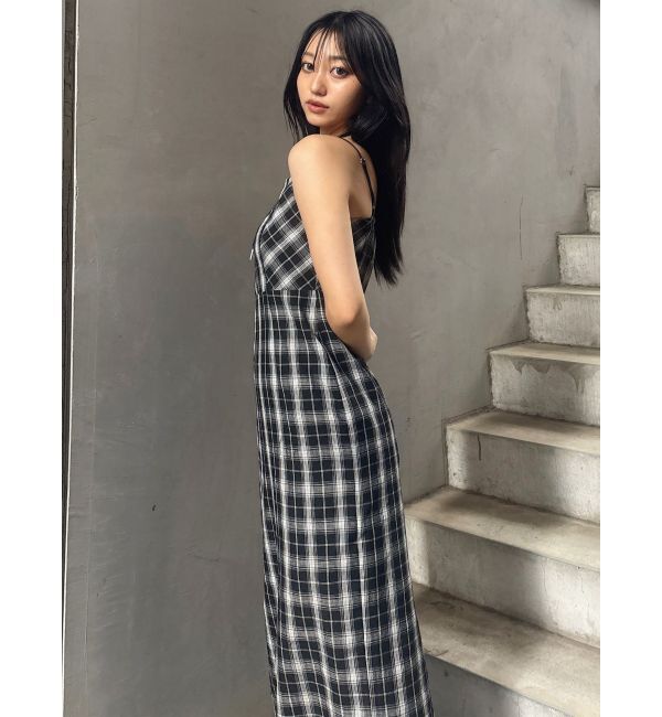 MURUA「2WAYチェックキャミワンピース」|ワンピース|