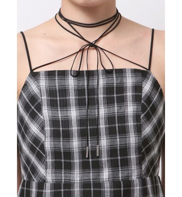 MURUA「2WAYチェックキャミワンピース」|ワンピース|
