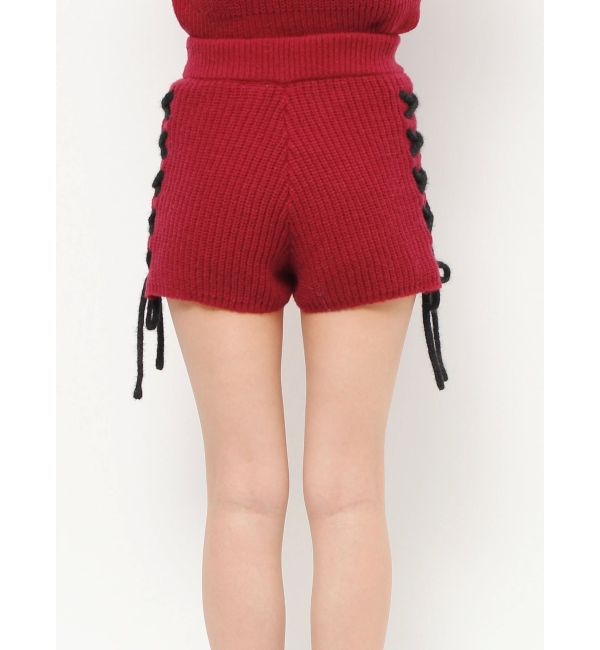 jouetie「バイカラーステッチニットショーツ【セットアップ対応】」|その他|