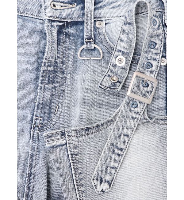 GYDA「ハイウエストdetachableスキニーデニムパンツ」|デニム|