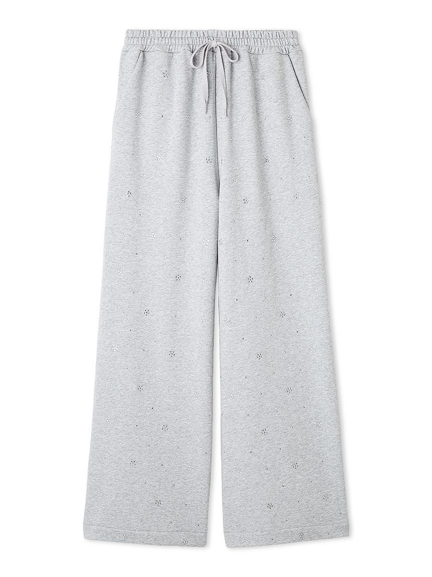 FURFUR「【限定カラー】ビジュー付きスウェットパンツ」|チノ|