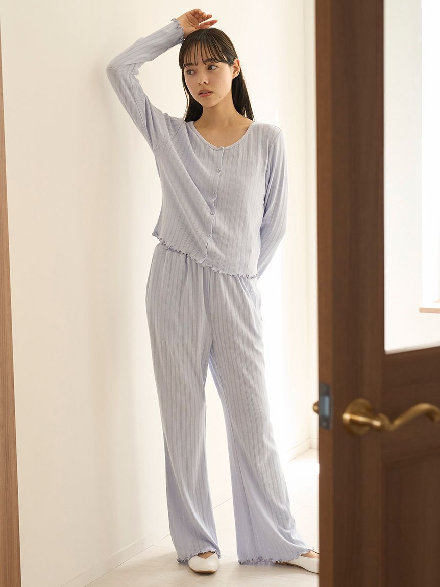 gelato pique「針抜きロングパンツ」|ルームウェア|