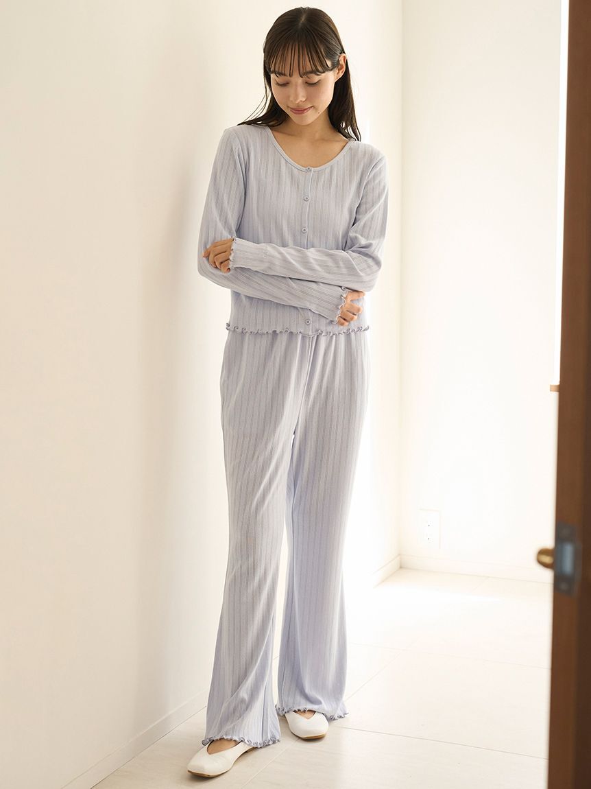 gelato pique「針抜きロングパンツ」|ルームウェア|
