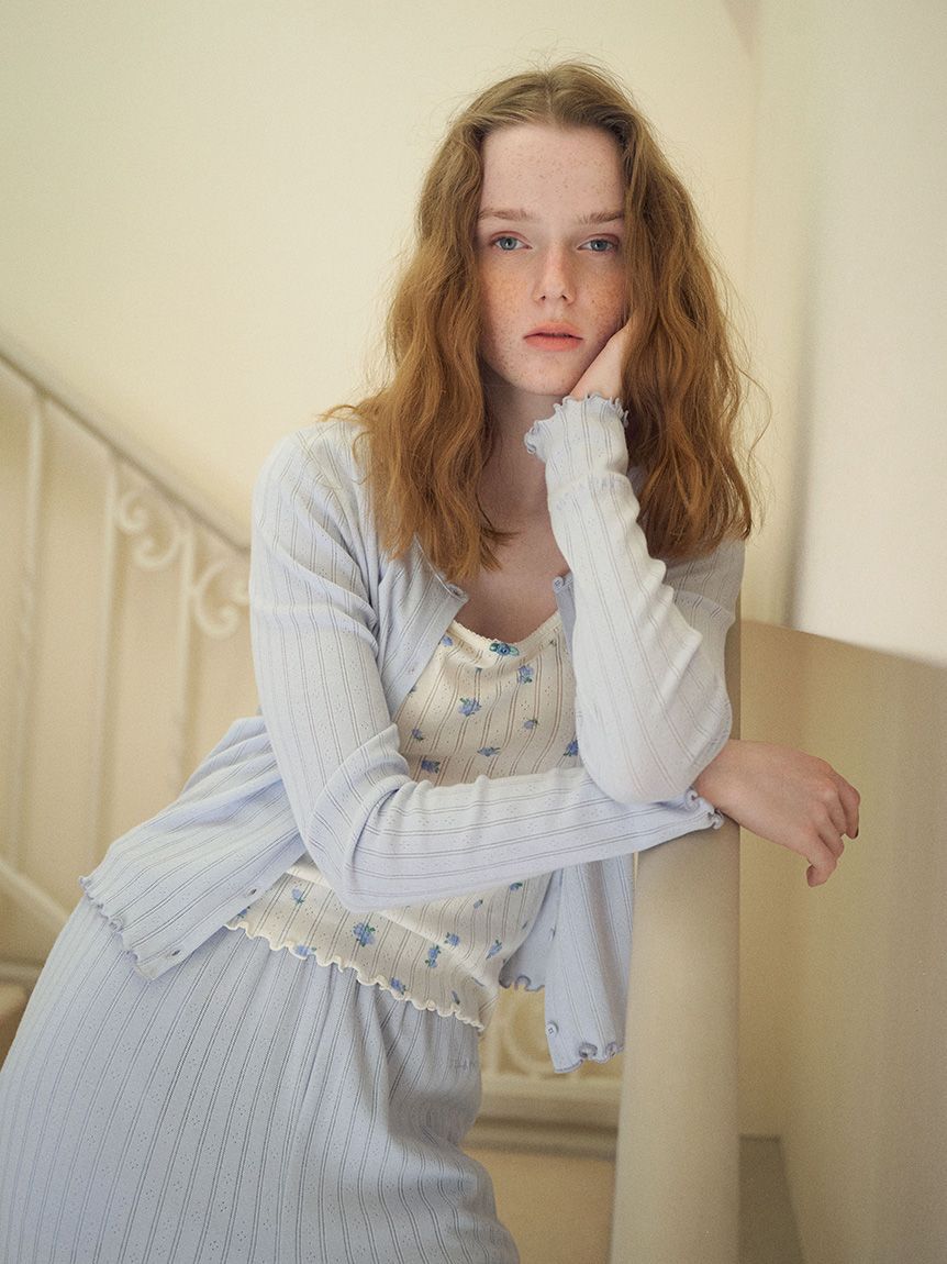 gelato pique「針抜きロングパンツ」|ルームウェア|