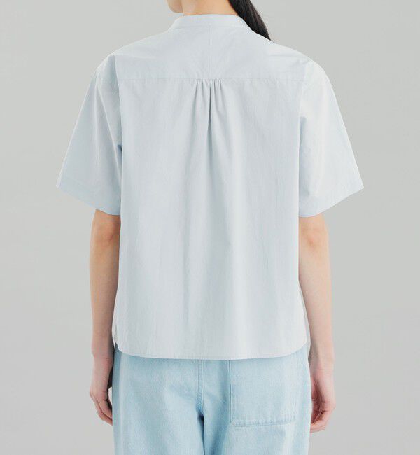 MACKINTOSH PHILOSOPHY「GREY LABEL バンドカラーショートスリーブシャツ」|シャツ・ブラウス|