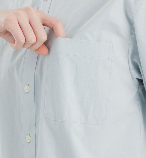 MACKINTOSH PHILOSOPHY「GREY LABEL バンドカラーショートスリーブシャツ」|シャツ・ブラウス|