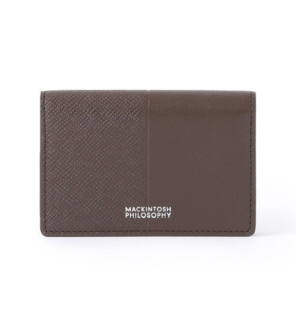 MACKINTOSH PHILOSOPHY「【WEB限定】エクセラシリーズ 名刺入れ」|財布|ダークブラウン