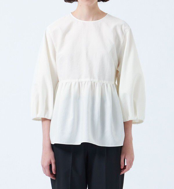 MACKINTOSH PHILOSOPHY「リンクルボリュームスリーブブラウス」|シャツ・ブラウス|
