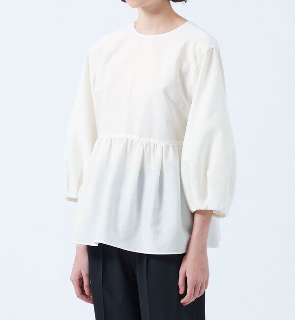 MACKINTOSH PHILOSOPHY「リンクルボリュームスリーブブラウス」|シャツ・ブラウス|