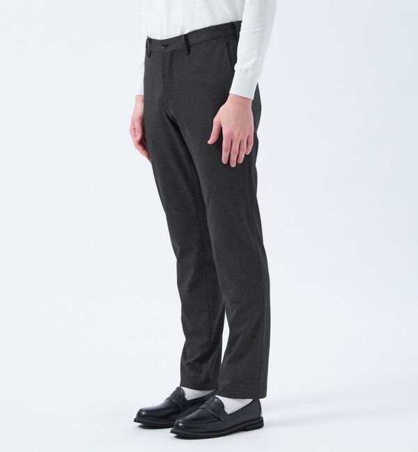 MACKINTOSH PHILOSOPHY「テーラードジャージー パンツ チドリ/バーズアイ」|スラックス|
