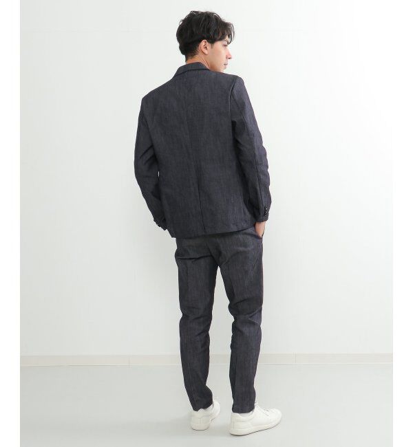 IKKA LOUNGE「デニムライクテーラードジャケット」|テーラードジャケット|