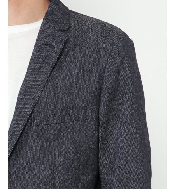 IKKA LOUNGE「デニムライクテーラードジャケット」|テーラードジャケット|