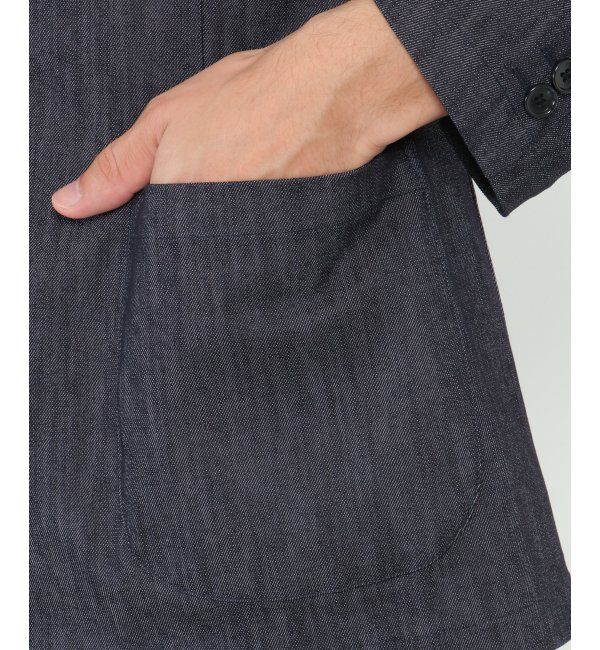 IKKA LOUNGE「デニムライクテーラードジャケット」|テーラードジャケット|