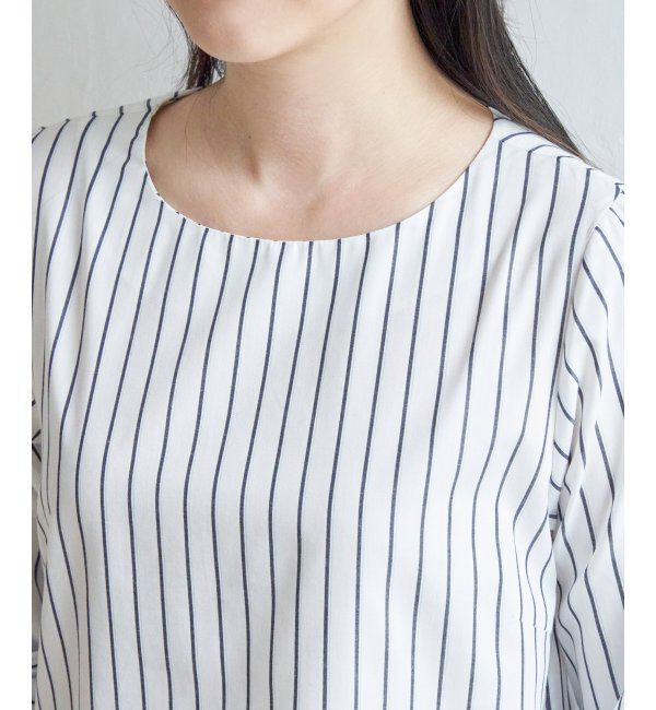 IKKA LOUNGE「袖リボンブラウス」|シャツ・ブラウス|