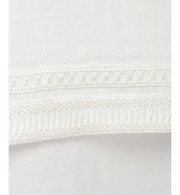 Lbc with Life「つけ襟付き刺繍ロンT」|その他|