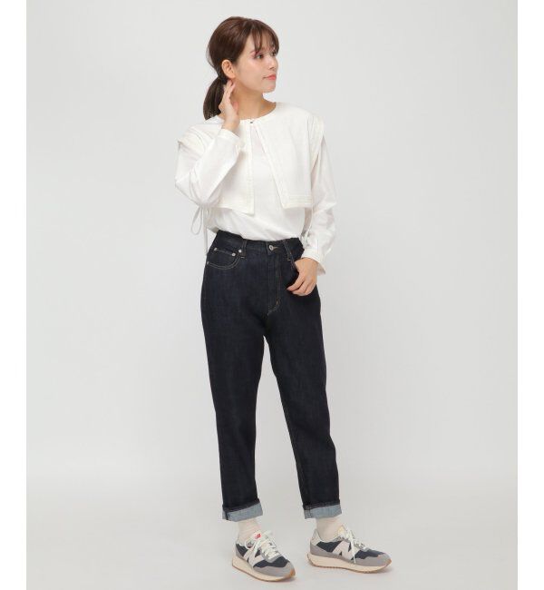 Lbc with Life「つけ襟付き刺繍ロンT」|その他|