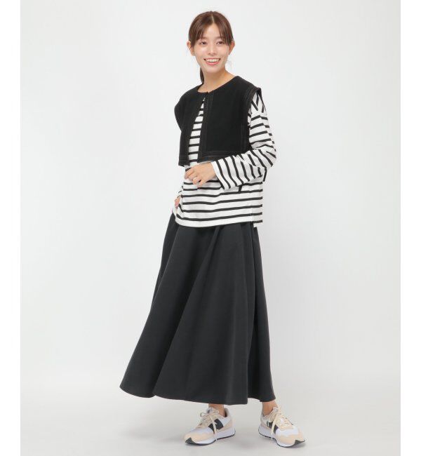 Lbc with Life「つけ襟付き刺繍ロンT」|その他|