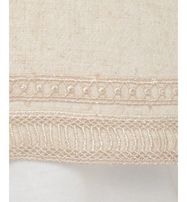 Lbc with Life「つけ襟付き刺繍ロンT」|その他|