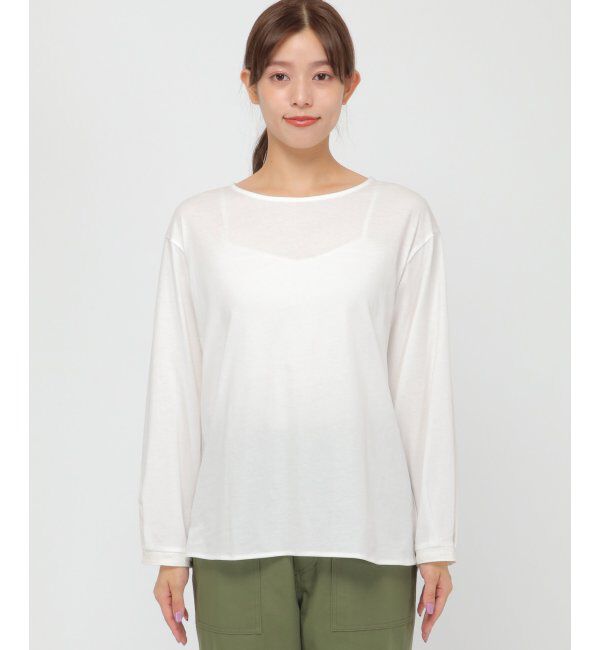 Lbc with Life「つけ襟付き刺繍ロンT」|その他|