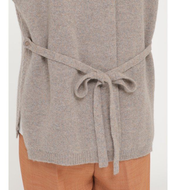 Lbc with Life「ウール混バックシャンリボンベスト」|ニット・セーター|