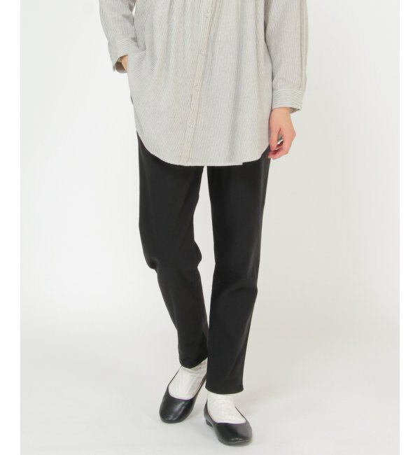 Lbc with Life「ラクヌクテーパードパンツ」|その他|ブラック