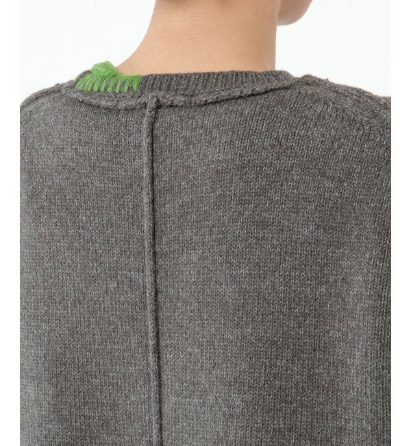 Lbc with Life「アシメハンドステッチニットベスト」|ニット・セーター|