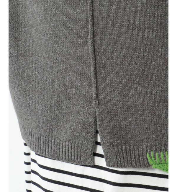 Lbc with Life「アシメハンドステッチニットベスト」|ニット・セーター|