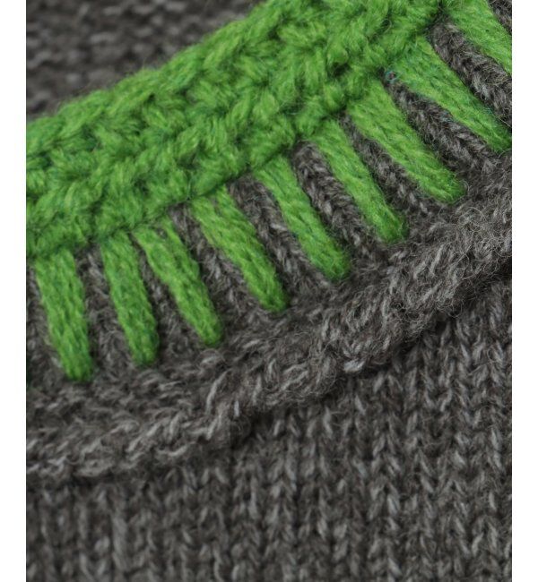 Lbc with Life「アシメハンドステッチニットベスト」|ニット・セーター|