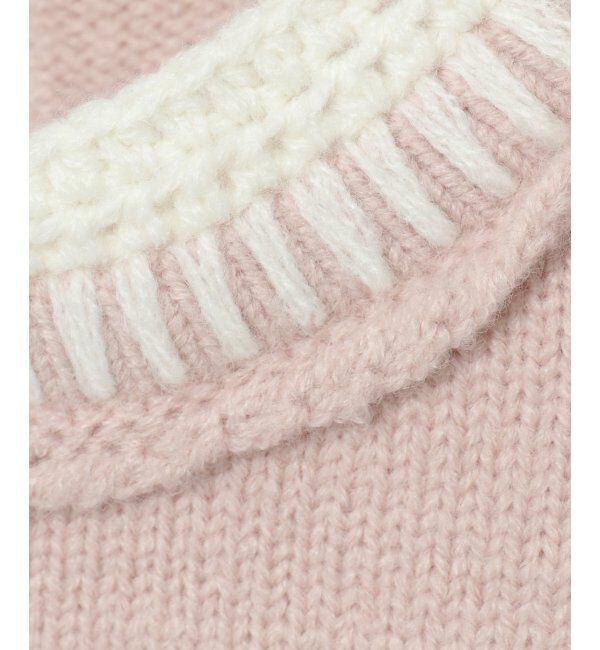 Lbc with Life「アシメハンドステッチニットベスト」|ニット・セーター|