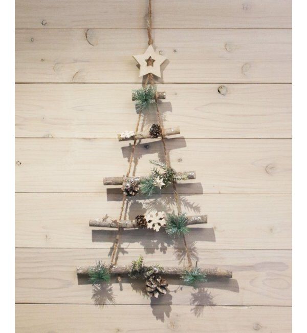 Lbc with Life「22Xmas クリスマス ウッドデコツリーハンガー1」|その他|