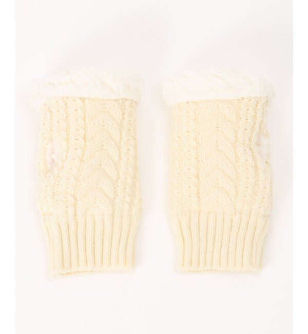 Lbc with Life「縄柄リンクスハンドウォーマー」|手袋|