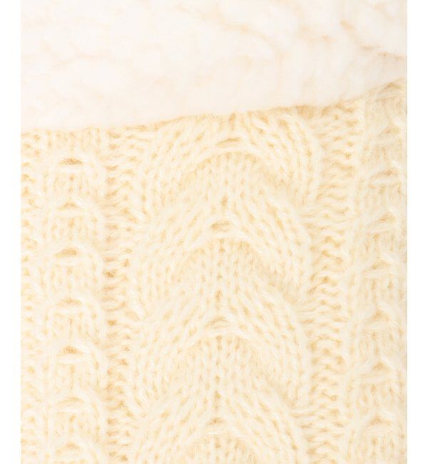 Lbc with Life「縄柄リンクスハンドウォーマー」|手袋|