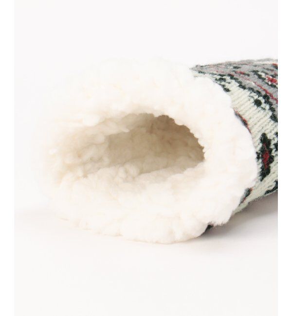 Lbc with Life「ノルディック柄ハンドウォーマー」|手袋|