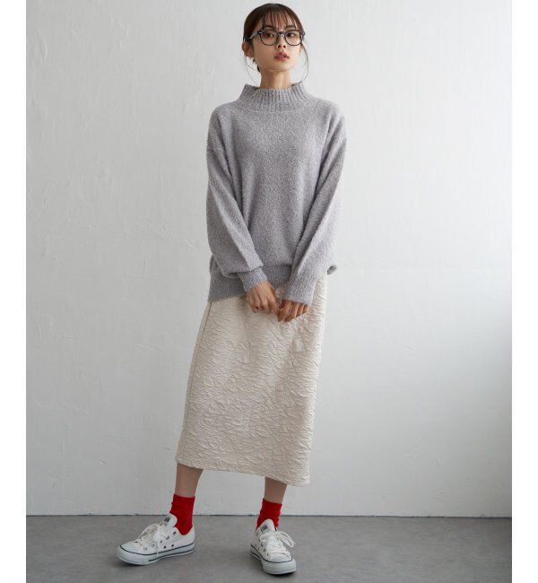 Lbc with Life「フクレジャカードIラインスカート」|スカート|