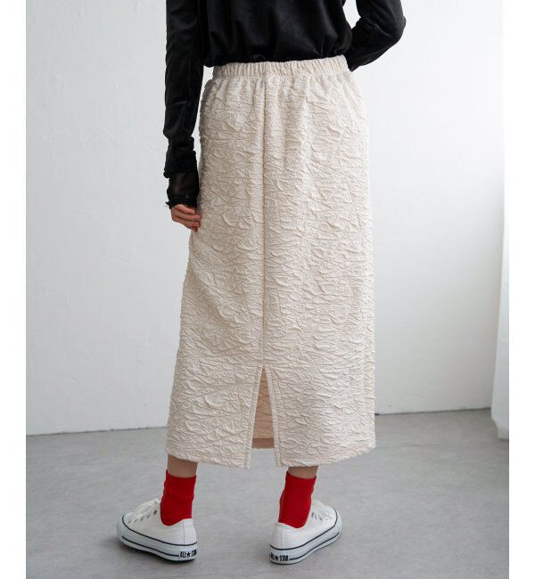Lbc with Life「フクレジャカードIラインスカート」|スカート|
