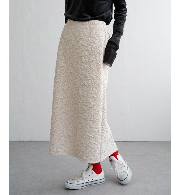 Lbc with Life「フクレジャカードIラインスカート」|スカート|