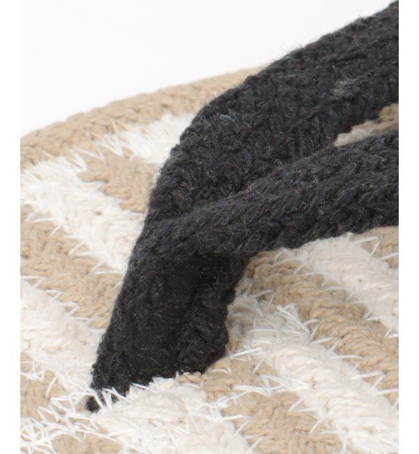 Lbc with Life「ボーダー柄コットンサンダル」|ルームシューズ|