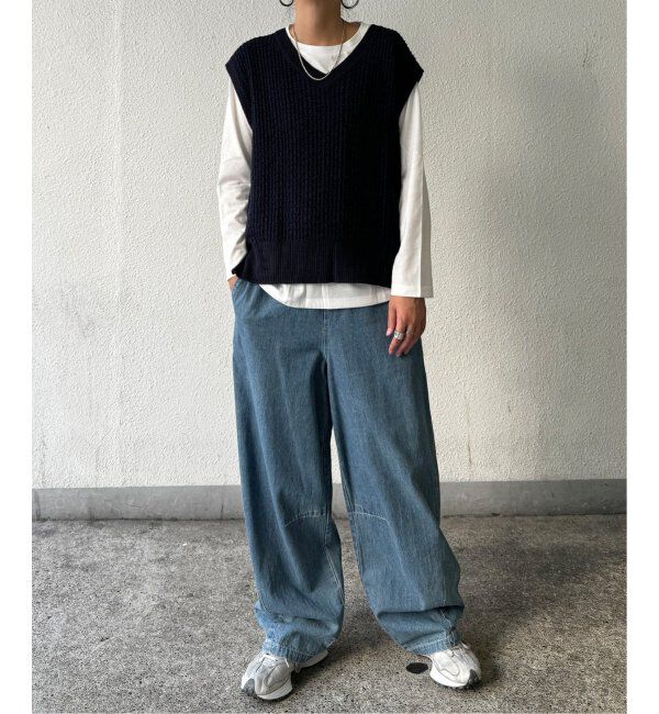 Lbc with Life「【2点セット】ブークレMIXニットアンサンブル」|ニット・セーター|