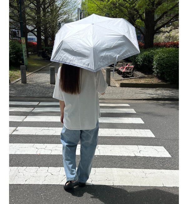 Lbc with Life「オーガンジーテープ折りたたみ傘 遮光」|傘|