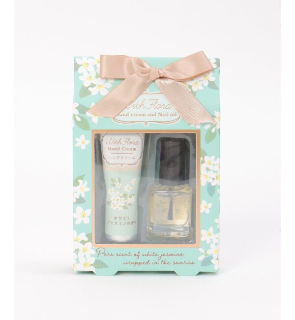 Lbc with Life「ウィズフローラ ハンドクリーム＆ネイルオイル ジャスミン」|入浴剤・バスグッズ|
