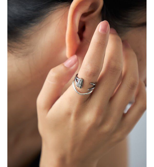 Jouete「[スペシャル] フォークリング セット ラブラドーライト」|リング|