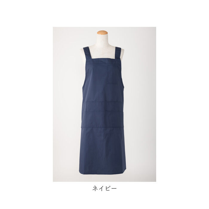 BACKYARD FAMILY「エプロン おしゃれ 通販 エプロン ナチュラル レディース メンズ 男女兼用 ワンピース ブラック」|食器・キッチングッズ|