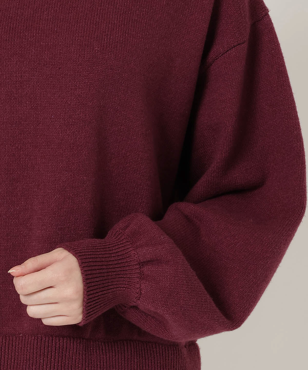 REDYAZEL「フリルドッキングニットトップス」|ニット・セーター|