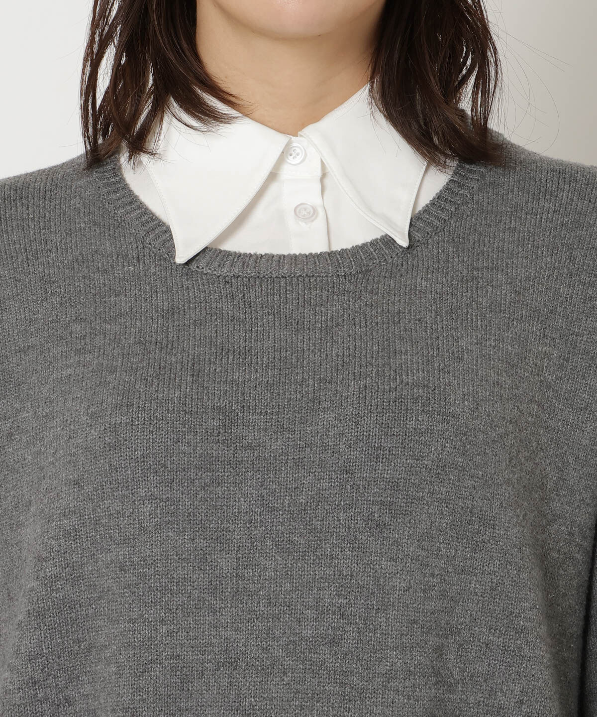 REDYAZEL「フリルドッキングニットトップス」|ニット・セーター|