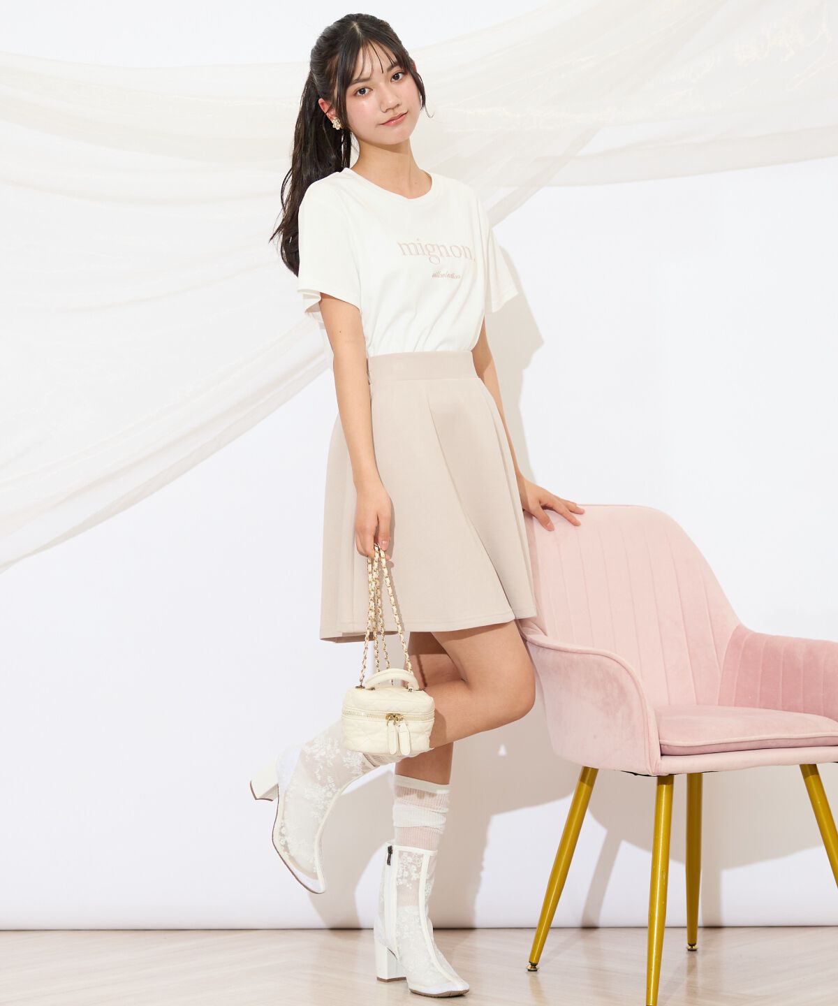 WILLSELECTION「スウェットフレアミニスカート」|フレア|